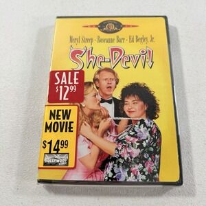 She-Devil (DVD, 1989) Rosanne Meryl Streep Roseanne Barr Ed Begley Jr NEW SEALED